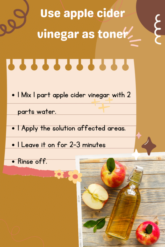 apple cider vinegar for lighten dark spots remedies