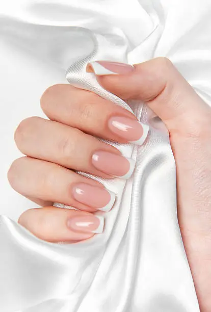 white tips fall nail ideas