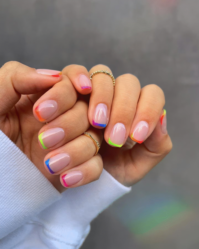 French tip nails 2025