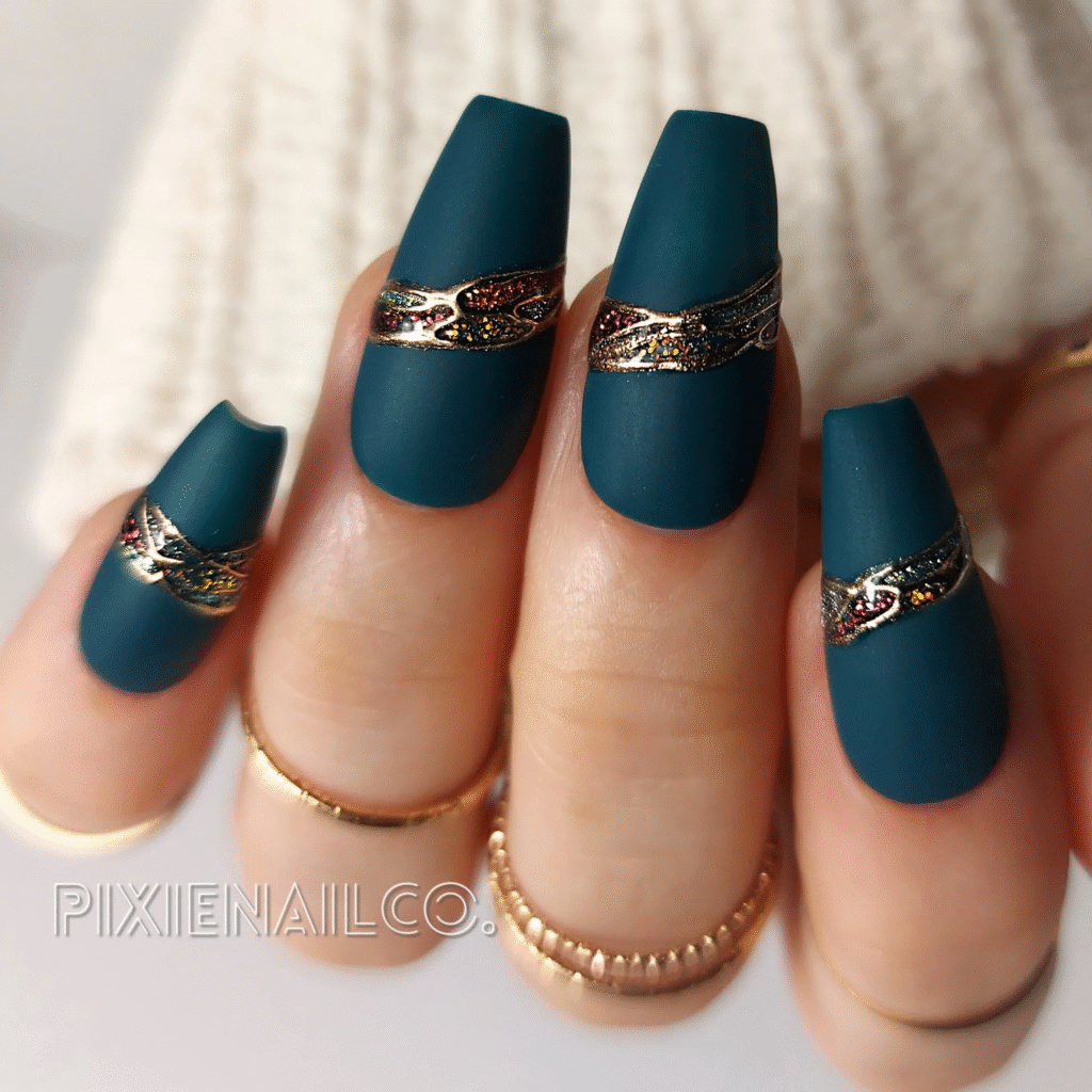 gold Summer Nails Ideas