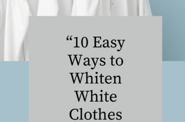how to whiten white clothes