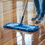 how to deep clean wood floors