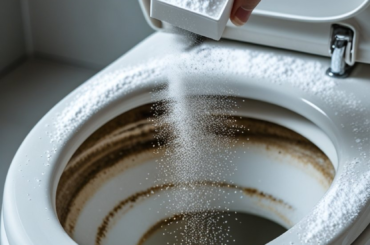 Use Borax for Hard Water Stains in Toilet